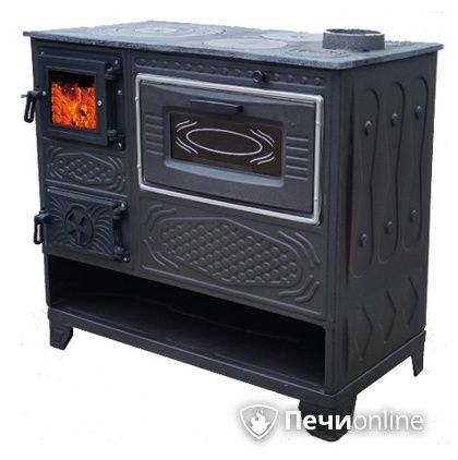 Отопительно-варочная печь МастерПечь ПВ-05С с духовым шкафом, 8.5 кВт в Краснодаре